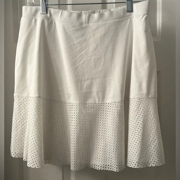 Ralph Lauren RLX Eyelet Panel Interlock Skirt - Picture 3 of 6